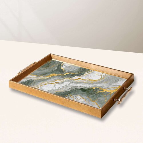Aberto Design Poslužavnik TPEA10015 50 x 29 x 3.5 cm, Šareni Cene