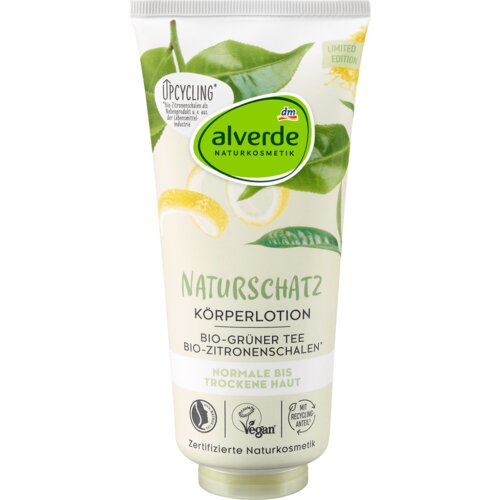 Alverde Naturkosmetik Naturschatz losion za telo - zeleni čaj i limun Cene