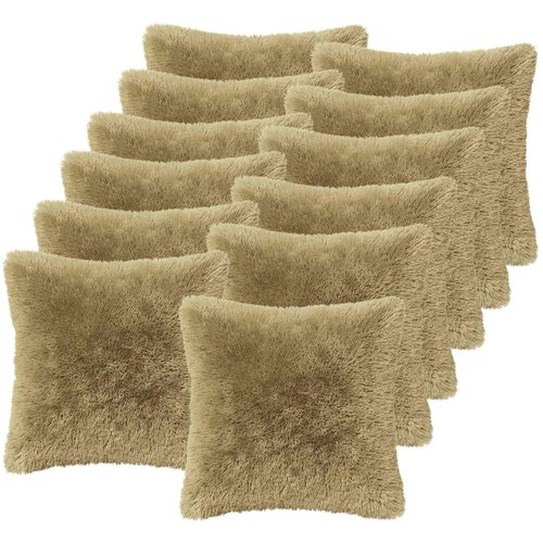  Presvlaka za jastuk 12 pcs HEERLEN Svijetlo zelena 45 x 45 cm Slike