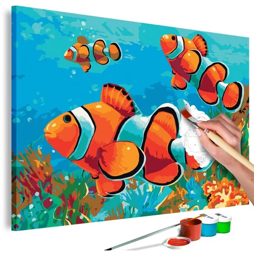  Slika za samostalno slikanje - Gold Fishes 60x40