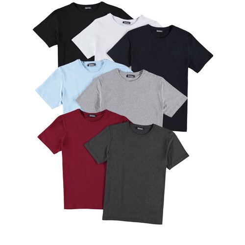 Dewberry SET OF SEVEN T8569 BICYCLE COLLAR T-SHIRT-BLACK-NAVY-WHITE-GREY-BLUE-ANTHRACITE-BURGUNDY Cijene