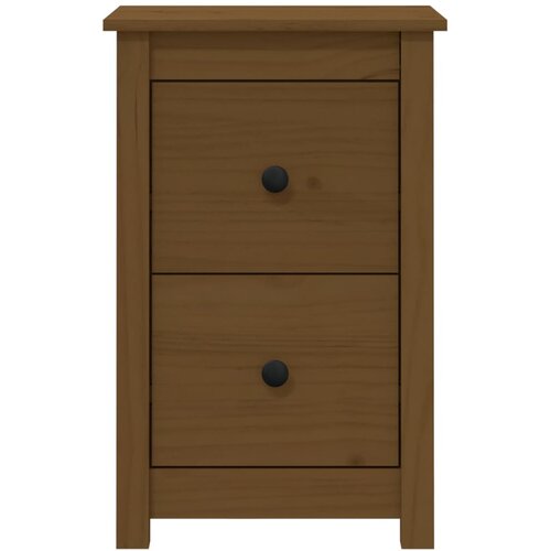 Maison Chic Noćni ormarić boja meda 40x35x61,5 cm od masivne borovine Slike