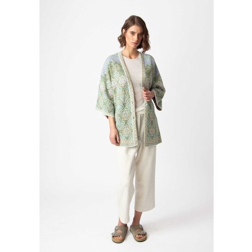 IVKO WOMAN dugi kardigan/ maroko motiv - pastel zelena 251721.060 Slike