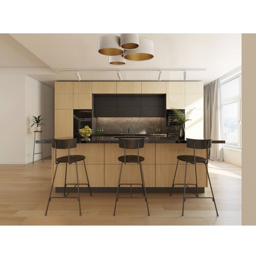  plafonska lampa space 4xE27/60W/230V bež/zlatna Slike