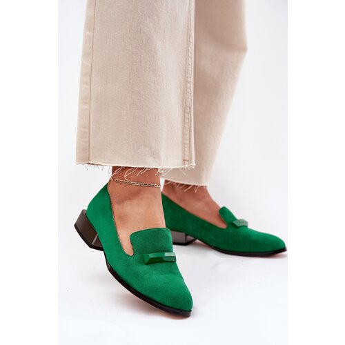 S. BARSKI Suede Loafers Women&amp;#039;s With Decoration D&amp;amp;A Slike