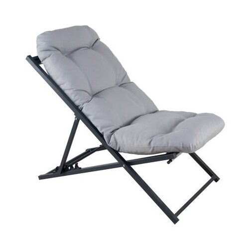 Hanah home long blackgrey sunlounger Slike