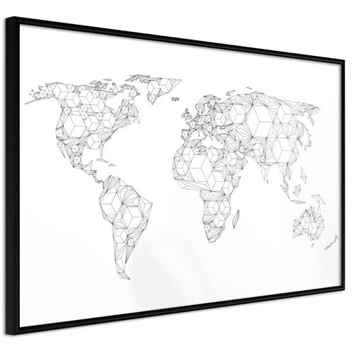 Poster - World of Diamonds and Triangles 60x40 Cijene