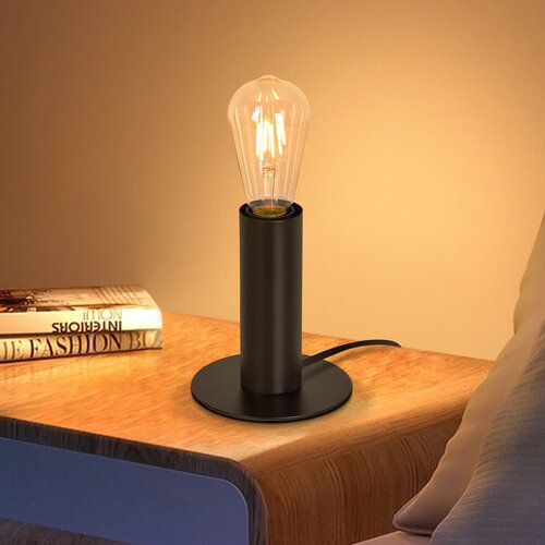 Nettlife lampe de chevet lampe de table vintage E27 noir MAX.40W rétro industriel, (22141544) Cene