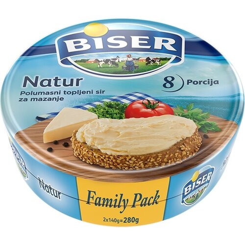 Mlekoprodukt Topljeni sir BISER duopack 2x140g Cene