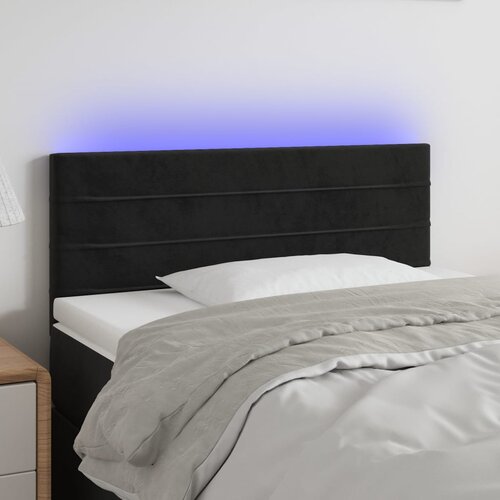 VidaXL LED uzglavlje crno 90x5x78/88 cm bar&amp;scaron;unasto Slike