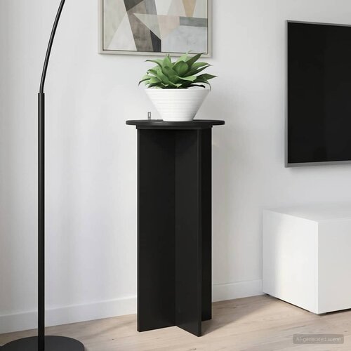  Stalak za biljke 2 pcs Crna 40 x 40 x 80 cm Konstruirano drvo Cene