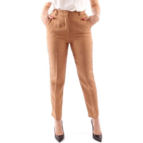 Liu Jo Elegantne hlače CA3156T2507 Kostanjeva Slike