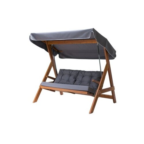 Hanah home paris 2000 - anthracite anthracite garden triple swing chair Slike