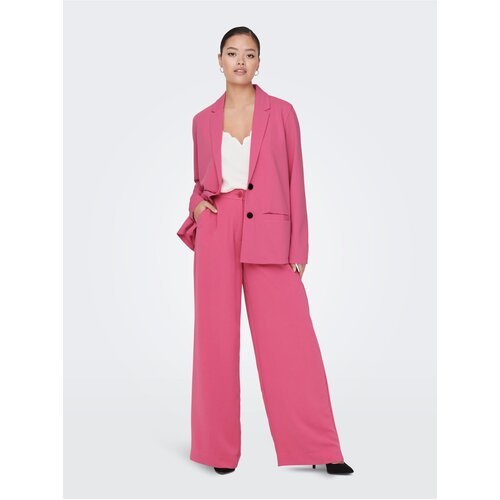 JDY Pink Women&amp;#039;s Wide Pants Vincent - Ladies Slike