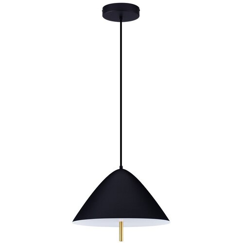 Nova Luce Mat črna kovinska LED viseča svetilka s kovinskim senčilom &oslash; 40 cm Oros &ndash; Cene