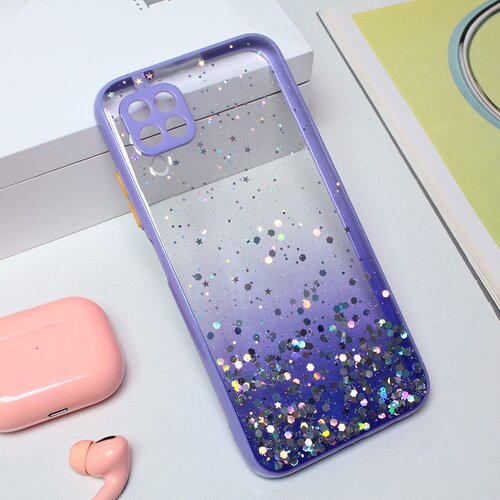 Teracell maska Frame Glitter za Huawei P40 Lite ljubičasta Slike