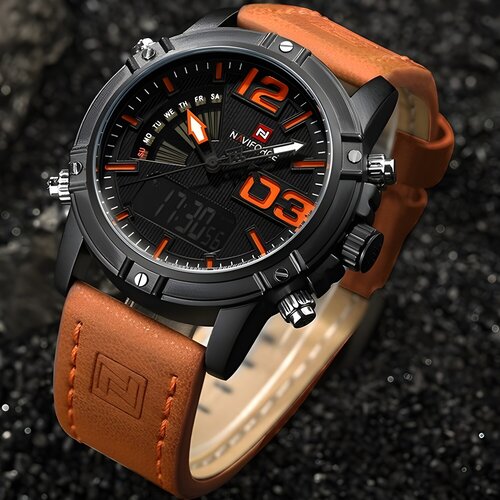 Naviforce Sat WA-2841 - Smeđa / Crna Slike