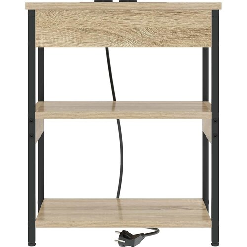  Noćni ormar Sonoma hrast 41 x 31 x 51 cm Konstruirano drvo Slike