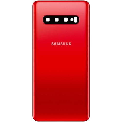 Samsung Pokrov za baterijo za Galaxy S10 Originalni servisni paket, Rdeča, (5000038064) Cene