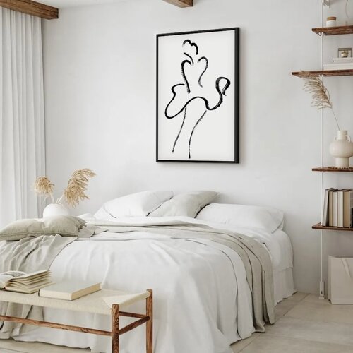  Slika - Marylin (1 Part) Vertical 40x60 U crnom drvenom okviru Slike
