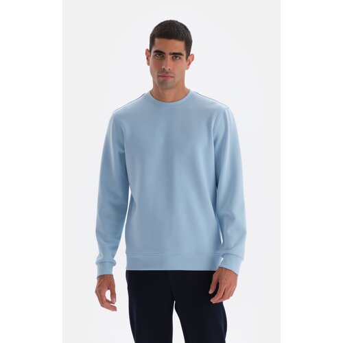 Dagi Blue Crew Neck Long Sleeve Sweatshirt Cene