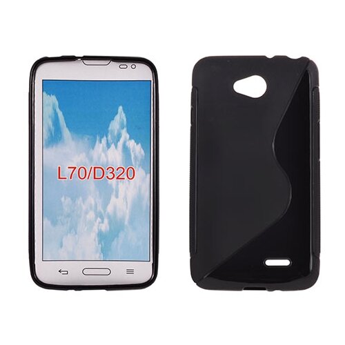  S silikonski ovitek lg L70 D320/D320F8 črn Slike