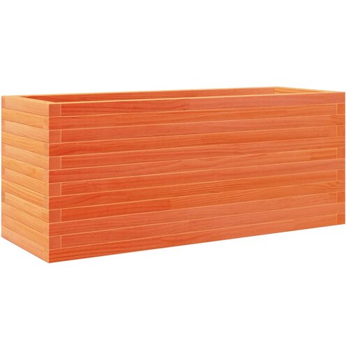 VidaXL vrtno cvetlično korito vo&amp;scaron;čeno 110x40x46 cm trdna borovina, (21266391) Slike