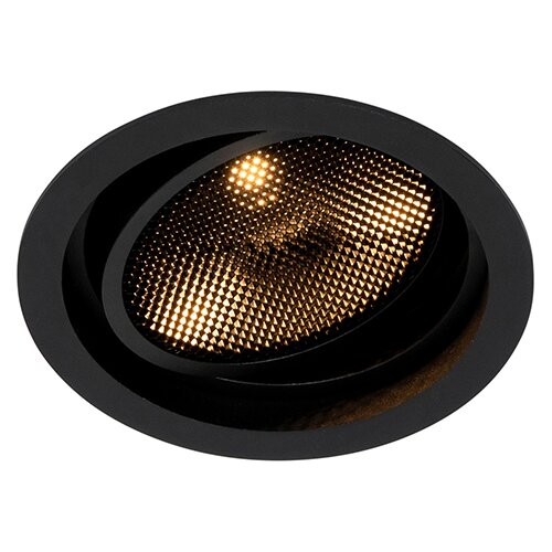QAZQA Smart inbouwspot zwart verstelbaar incl. Wifi GU10 111mm - Coop 111 Honey Cene