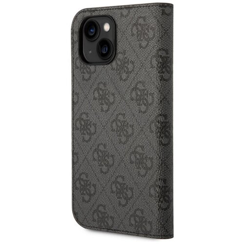 Guess Maska za telefon na preklop PC/ TPU 4G Metal Camera Outline Book za iPhone 14 crna Cene