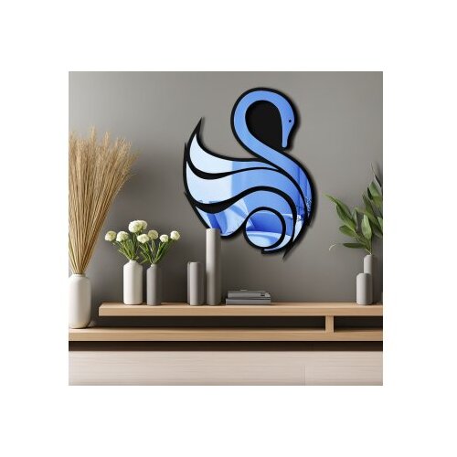 WALLXPERT Zidno ogledalo Ozgl527, 36x48 cm, Plavo Cijene