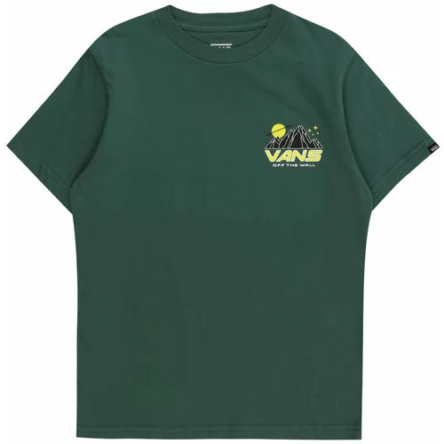 Vans Majica 'SPACE CAMP SS' žuta / tamno zelena / crna / bijela