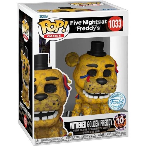 Funko Figura POP! Games: Five Nights at Freddy&amp;rsquo;s - Withered Golden Freddy Slike