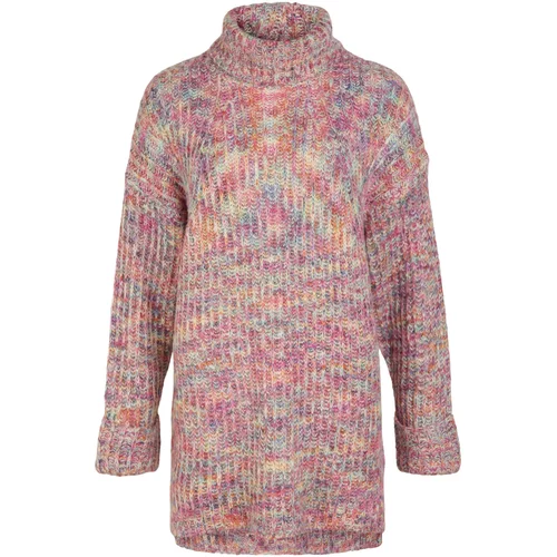 Object Široki pulover 'PEGGY' boja pijeska / pastelno plava / svijetloroza / vatreno crvena