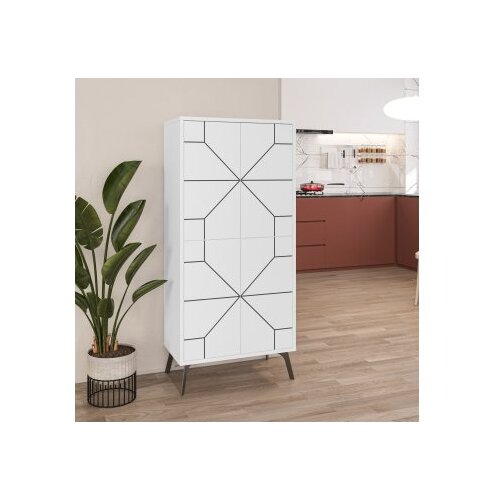 Hanah home komoda Dune 62,6x136x35,6cm bijela Slike