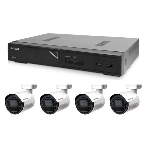 Avtech Set kamera 1x NVR AVH2109AX i 4x 2MPX IP Bullet kamera DGM2103SV + 4x UTP kabel 1x RJ45 - 1x RJ45 Cat5e 15m! Cijene