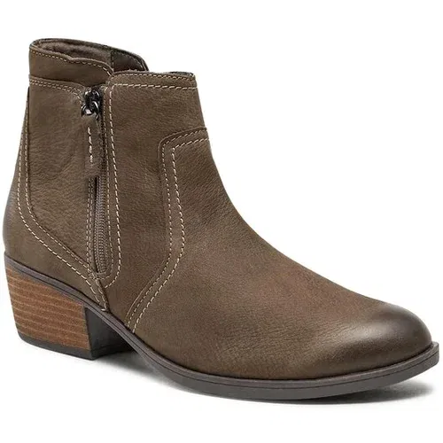 Clarks Škornji Charlten Ave 261741774 Rjava