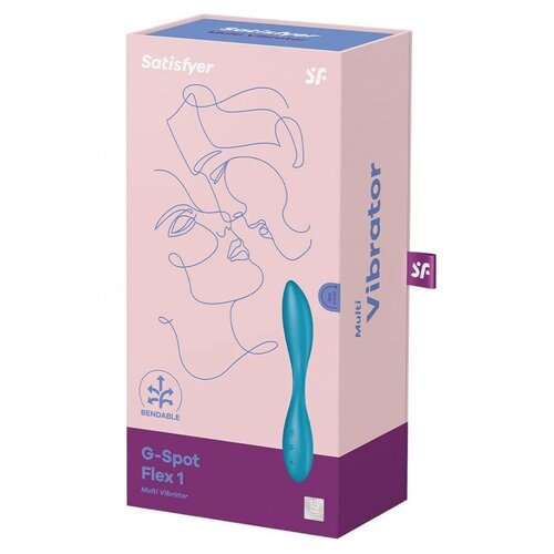  Vibrator G-Spot Flex 1, 19.5cm, Plavi Cene