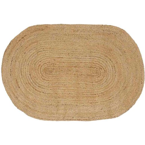  Tepih Prirodna i crna 300 x 300 cm Juta Slike