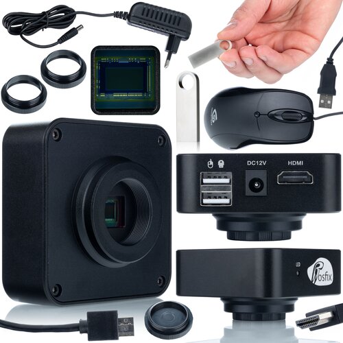 Rosfix gemini pro kmgp-usb-hdmi 16MP mikroskopska kamera, (22084116) Cene
