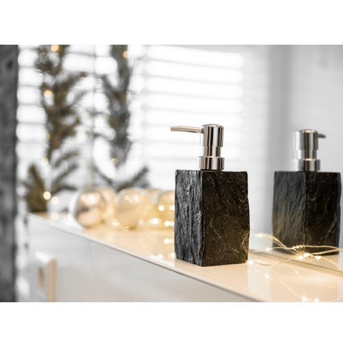 Wenko 17921100 - dozator tečnog sapuna slate rock 250 ml antracit Slike