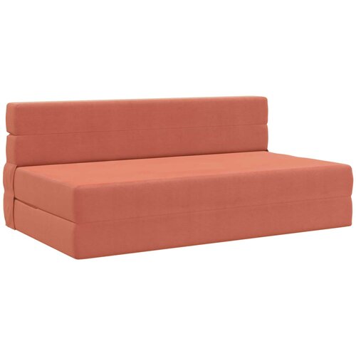  Preklopni madrac za sofu Crvena narančasta 152 x 86,5 x 60 cm Cijene