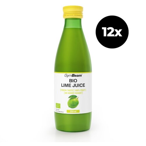 GymBeam BIO sok od limete 12 x 250 ml Slike