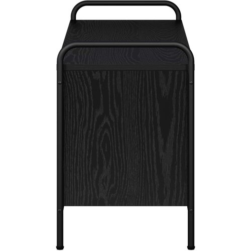  TV ormar 140 x 39,5 x 50 cm Crni hrast Konstruirano drvo Slike