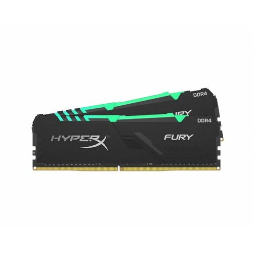 Kingston DDR4 32GB (2x16GB kit) 2400MHz HX424C15FB3AK2/32 HyperX Fury RGB ram memorija Slike