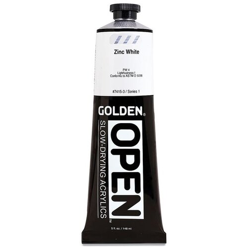  GOLDEN OPEN akrilna boja koja se sporo su&amp;scaron;i 148 ml | 7415 Zinc White Slike