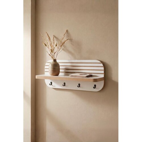Hanah home zidna polica Artmtkwll9-White, 40 cm, bela Cene