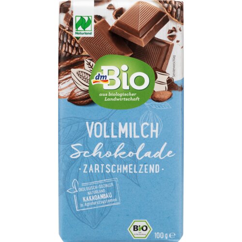 dmBio mlečna čokolada 100 g Slike