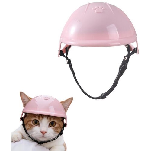 INF Lahka prilagodljiva za&scaron;čitna čelada za pse in mačke, PC lupina Pink S, (5000302139) Cene
