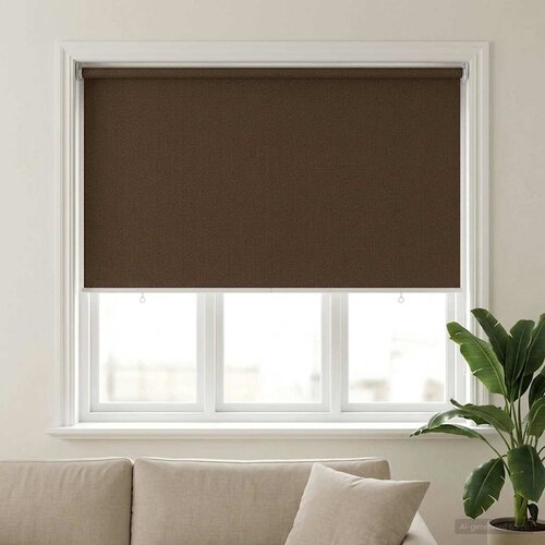  Vanjska roleta 90% blokada UV zraka Smeđa 140 x 140 cm HDPE Cijene