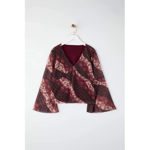 Trendyol Ženska bluza Tbbaw26Af00125, Šarena Cene
